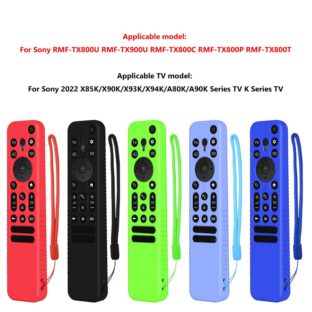 Rutschfeste TV-Fernbedienungshülle Ersatz Fernsehfernbedienungshülle Staubdicht für Sony RMF-TX800U TX900U TX800C TX800P