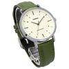 CASIO Analog Quartz Watch Cream x Green Leather Band Overseas Model [Casio] Women's LTP-VT03L-3B