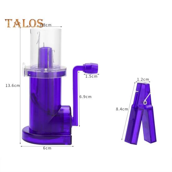 

Ручная намотка шнура, компактный размер, эффективный органайзер для вязания шнура, портативная вязальная машина для самостоятельного изготовления катушек