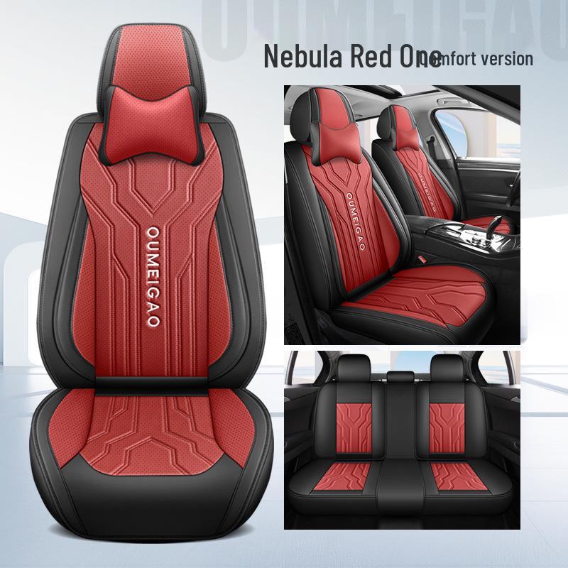Universal Full Leather Car Seat Cushion for All Seasons