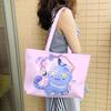 Group One-shoulder Leather Bag Tote Bag One-shoulder Bag PU Large Capacity  Cartoon