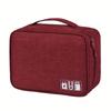2025 New Cable Storage Bag Waterproof Digital Electronic Organizer Portable USB Data Line Charger Plug Travel