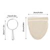 Cotton Coffee Filter Cheesecloth Filter Bags Cloth Infuser Food Strainer  Milk/Oil/Cheese Making