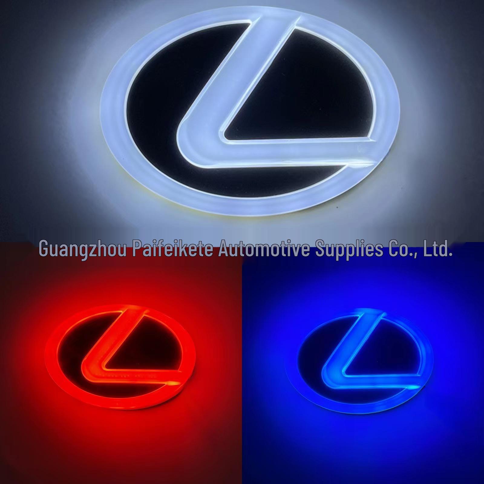 

Lexus ES240 ES300 RS450H 4D LED Illuminated Rear Emblem Light 10.5cm x 6.85cm червоний