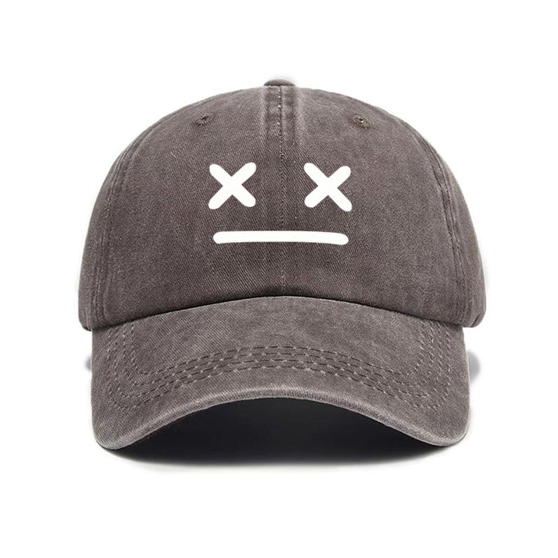 Spring and Summer Outdoor Baseball Caps for Women Multi-color Simple Printed Peaked Caps for Men Sun Protection and Versatile Casual Hats