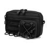 Molle system woven EDC storage bag waist bag with multiple layers of pockets suitable for camping, cycling, etc