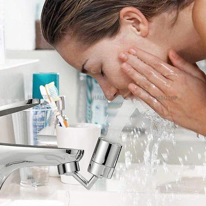 720° Rotation Faucet Extender Universal Splash-proof Saving Faucet Sprayer Head Bathroom Kitchen Extender Adapter