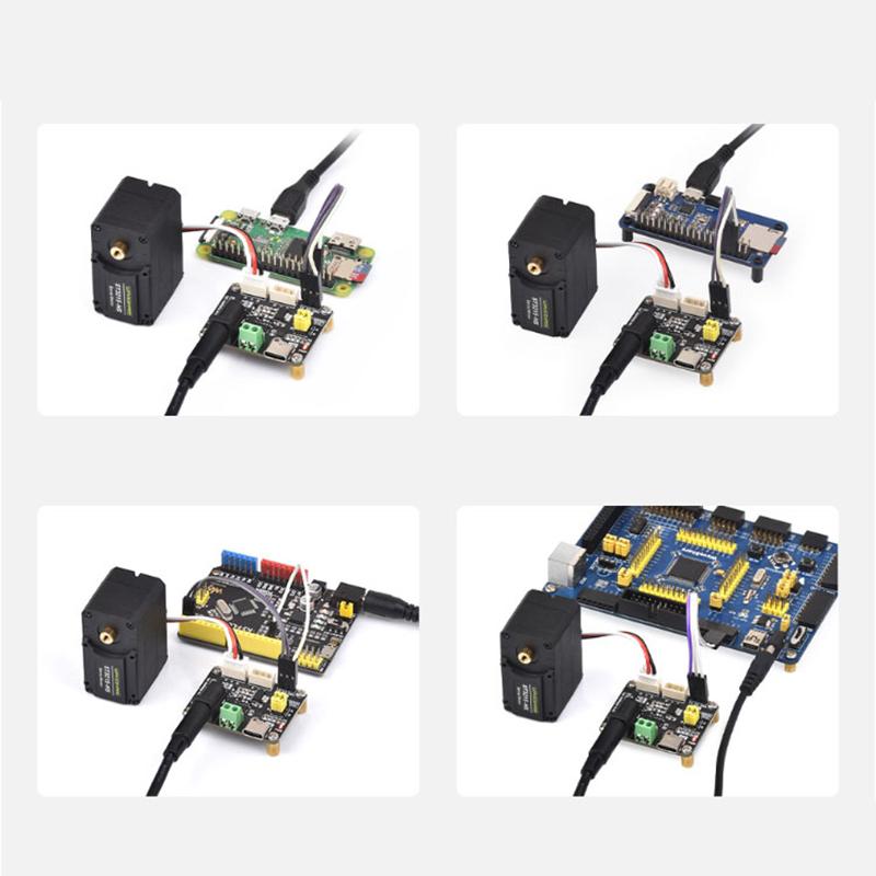 Serial Bus Servo Driver Board, Integrates Servo Power Supply And Servo Controller For Pi/Arduino/Esp32