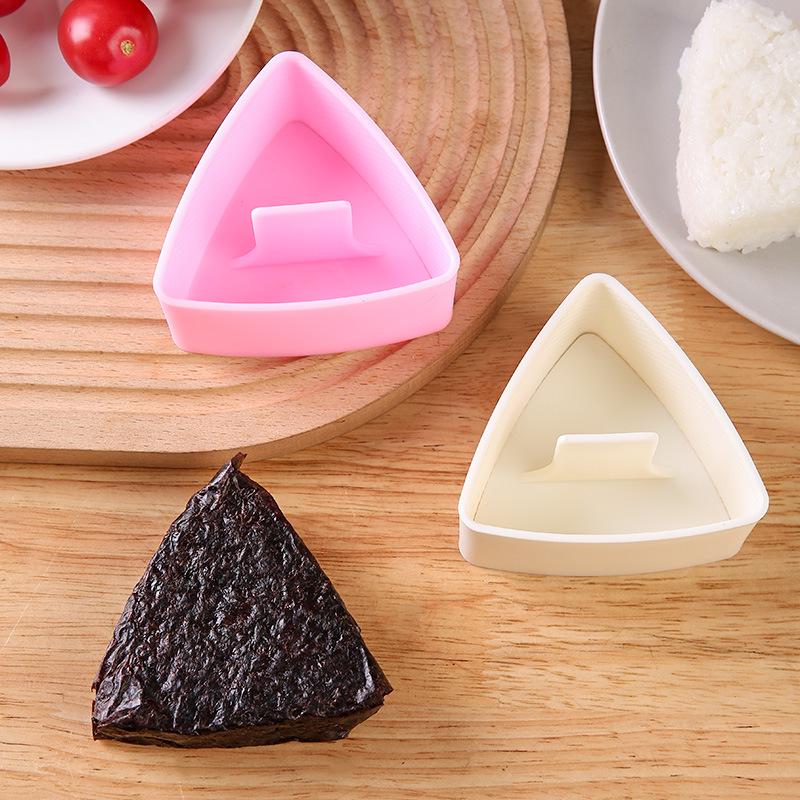 Large Triangular Onigiri Mold - Creative Bento Rice Shape Pressing Box for Cute Cartoon Baby Sushi