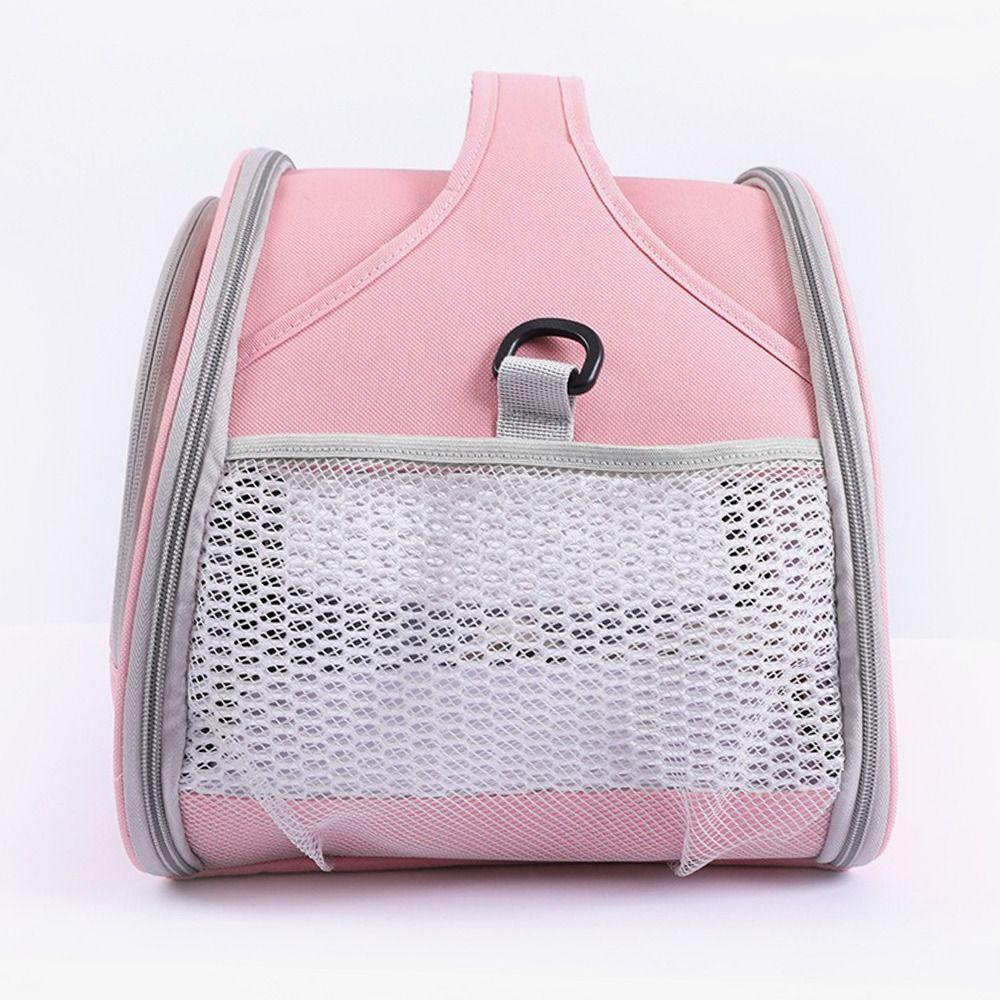 Clear Window Small Animal Travel Carrier Safety Breathable Mesh Pet Carrier Bag Ventilation Comfortable Cat Dog Carrier