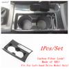 Head Lamp / Water Cup Panel / Dashboard Side Middle Air AC Vent Cover Trim For Mitsubishi ASX   Carbon Fiber Accessories