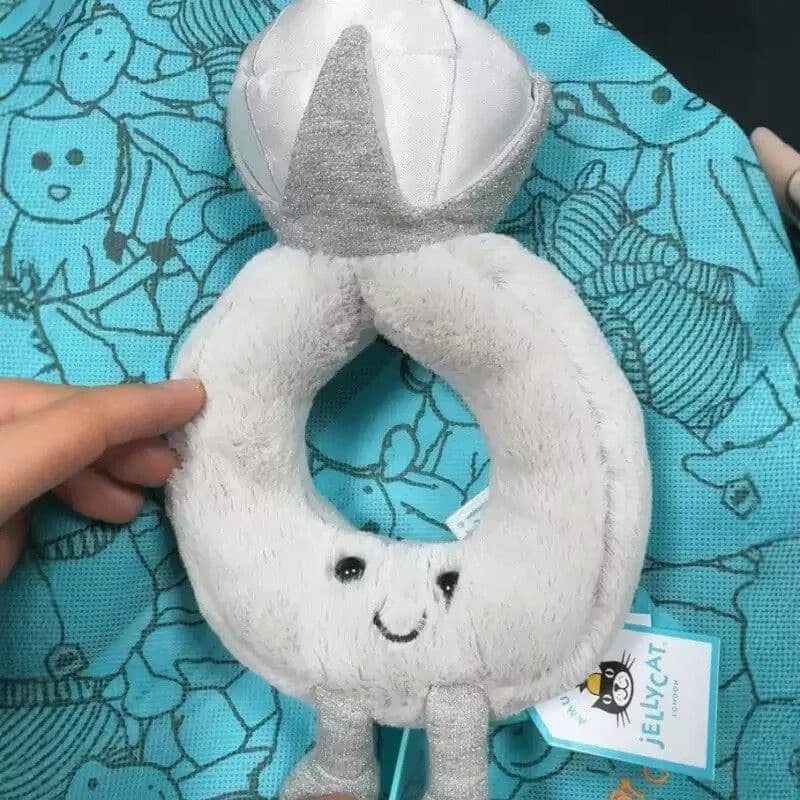 Jellycat Amuseables Diamond Ring Plush Toy