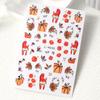 Xiaomi 2pcs Pumpkin Maple Leaf Nail Stickers Golden Glitter Leaves Nail Decals Cute Fox Autumn Fall Design Nail Art Decoration Manicure