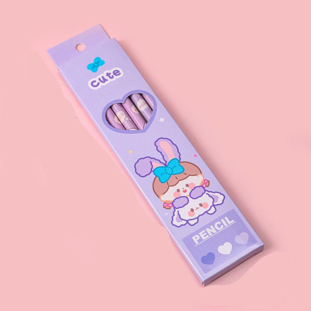 

Tools Pencil Set School Supplies Drawing Pencil Writing Pencil HB Wood Pencil Cartoon Pencil Rabbit girl