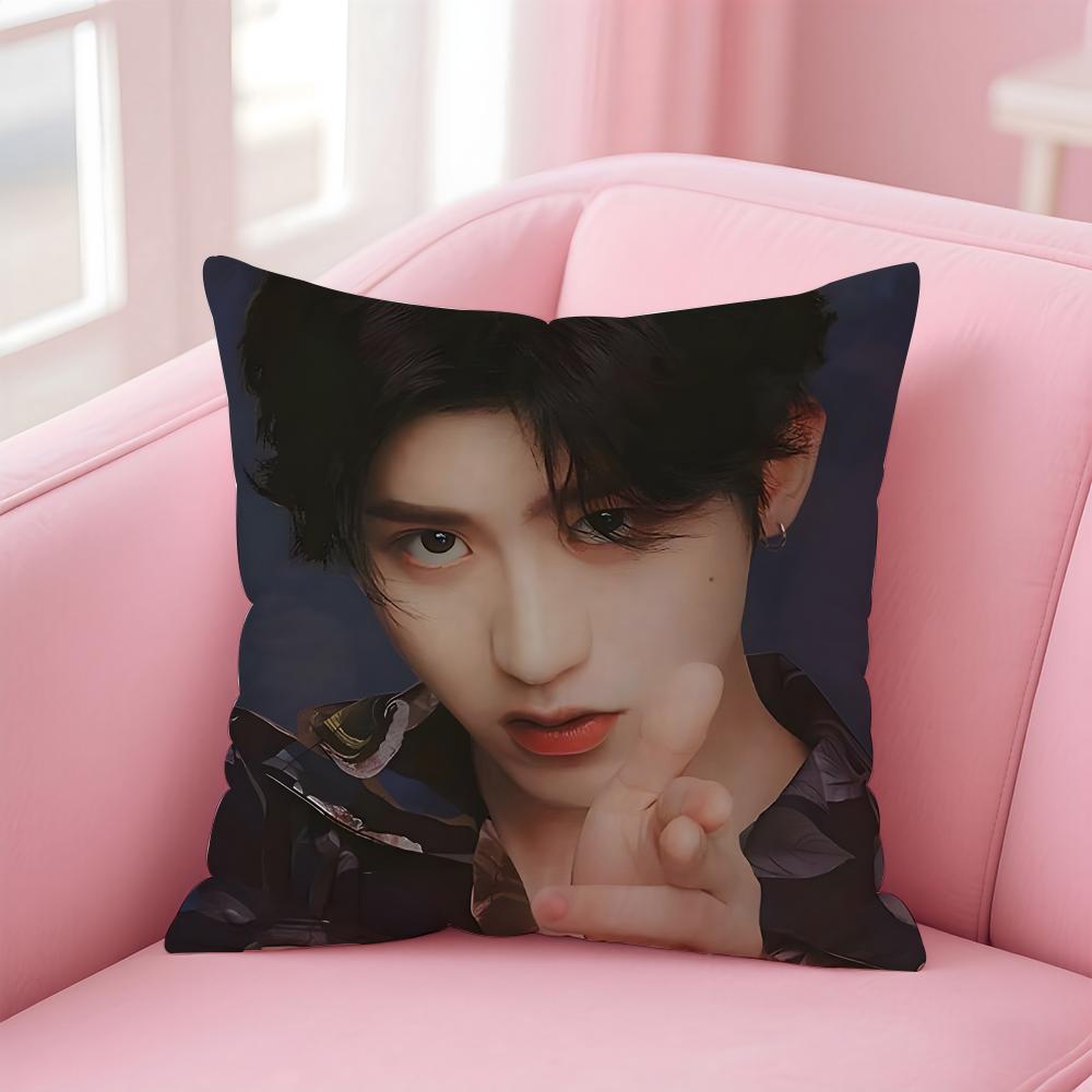 singer trendy CCai Xukun Cushion Cover Pillow Case Soft Skin Friendly Fabric  Concealed Zipper