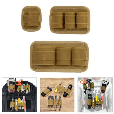 Portable Insert Modulars Organizer Nylon Tactically Loops Panel Pouch Organizer Separation Module Chest Rig Storage Bag