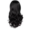 Natural Black Long Body Wave Synthetic Women Wigs Daily Cosplay Synthetic Women Hair Wig Heat Resistant Daily Party Use