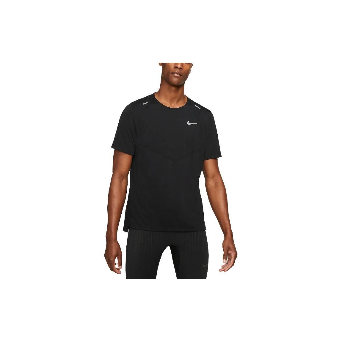 Nike Dri-FIT Rise 365 Short-Sleeve Running T-Shirt  Black  Men s CZ9184-013 XXL