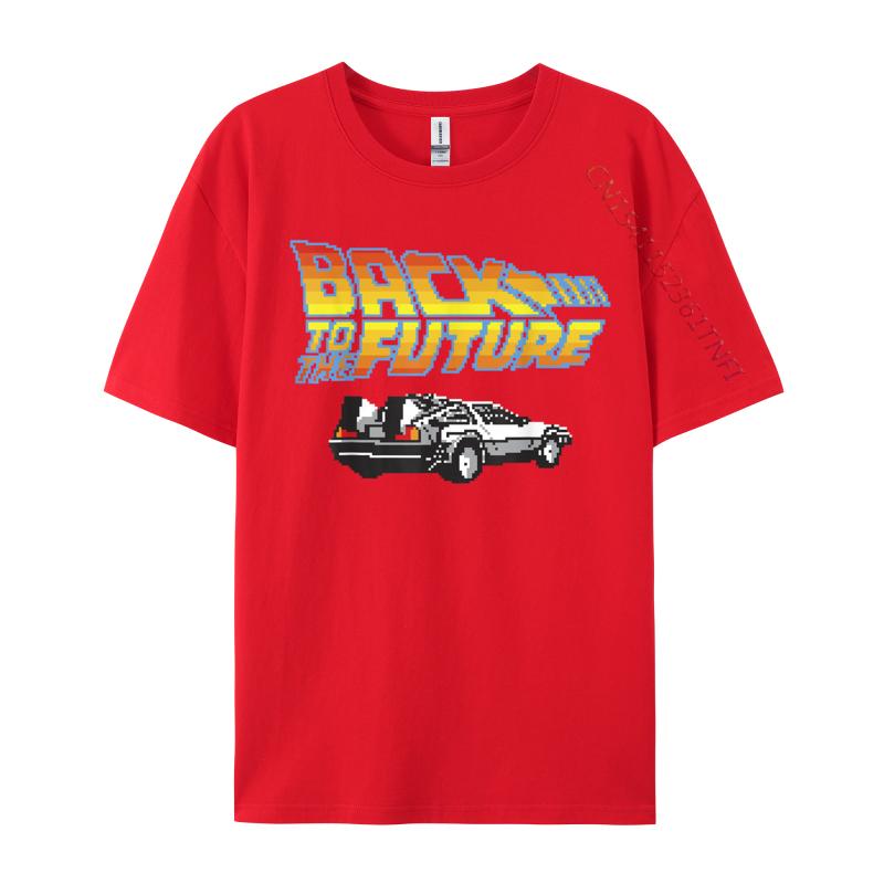 Unisex Clothing 8bit Delorean Tshirts Newest Top Tshirt Cotton Tops Tees For Unisex Tops Tees Normal T Shirts Comfortable