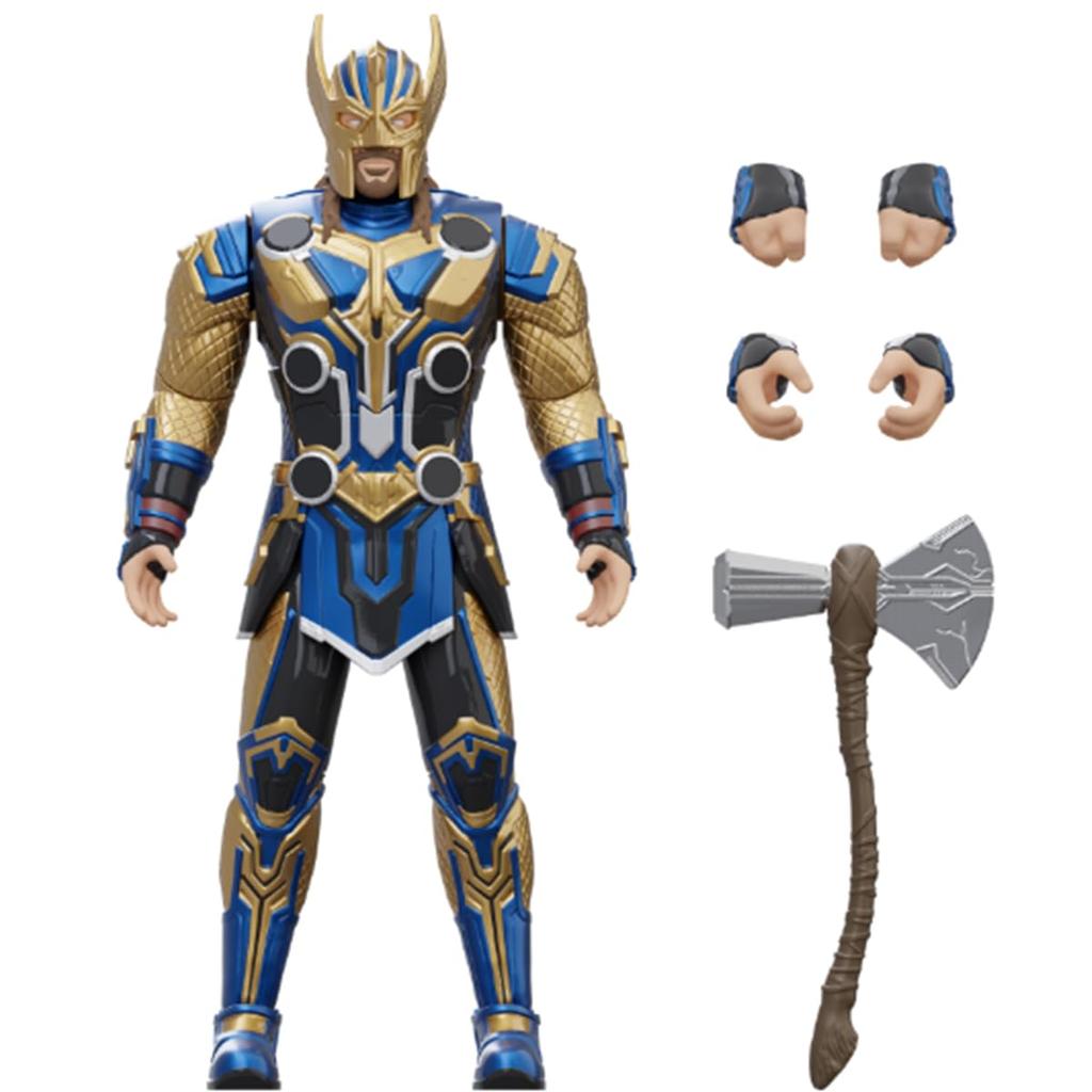 HiPlay Fondjoy Marvel Comics Love and Thunder Thor MV24106 1/12 Scale Pre-Colored Plastic Model Kit, Approximately 160mm Tall