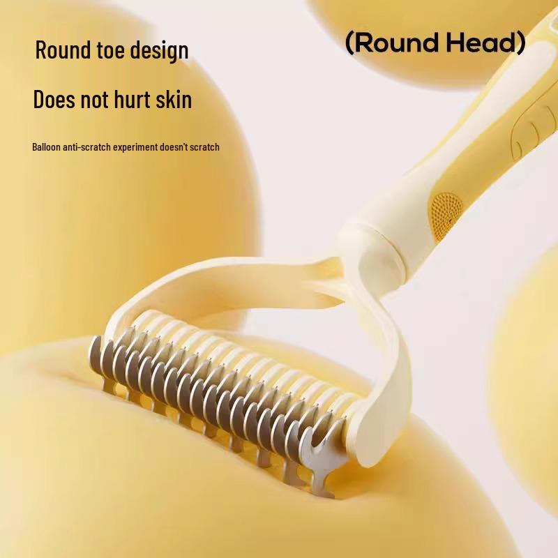 Pet Knot Opener and Grooming Comb for Dogs & Cats – Removes Loose Hair & Detangles Long-Haired Pets