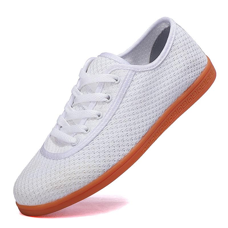 

Обувь для тай-чи сетка подошва из говяжьей жилы сетка обувь для практики тай-чи мужская и женская дышащая спортивная обувь для боевых искусств 44