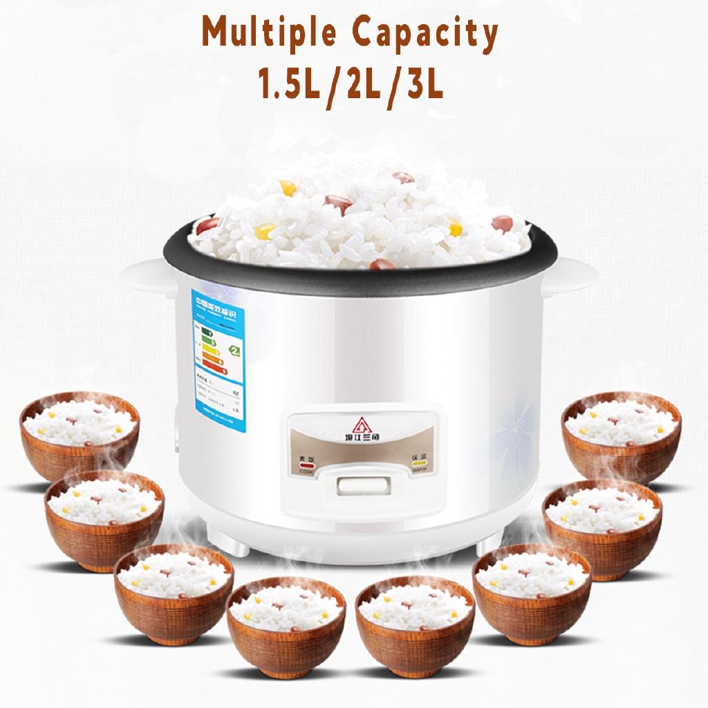 Automatic Electric Non-Stick Rice Cooker Food Steamer Cooking Warmer1.5/2/3L 50Hz Mechanical Switch Button 220V