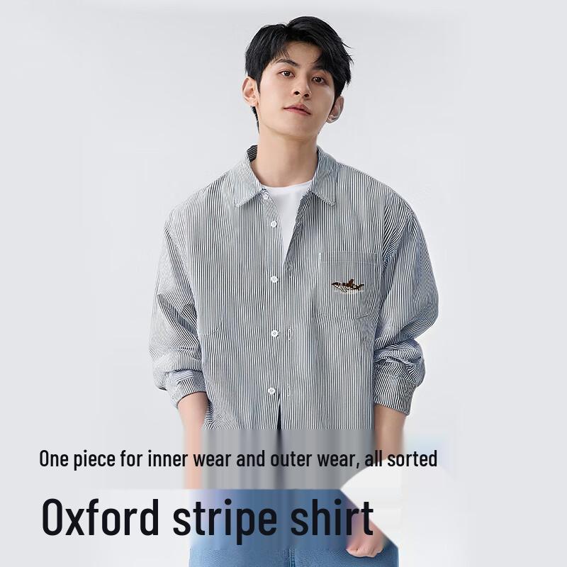 Baleno Men's Oxford Long-Sleeve Shirt