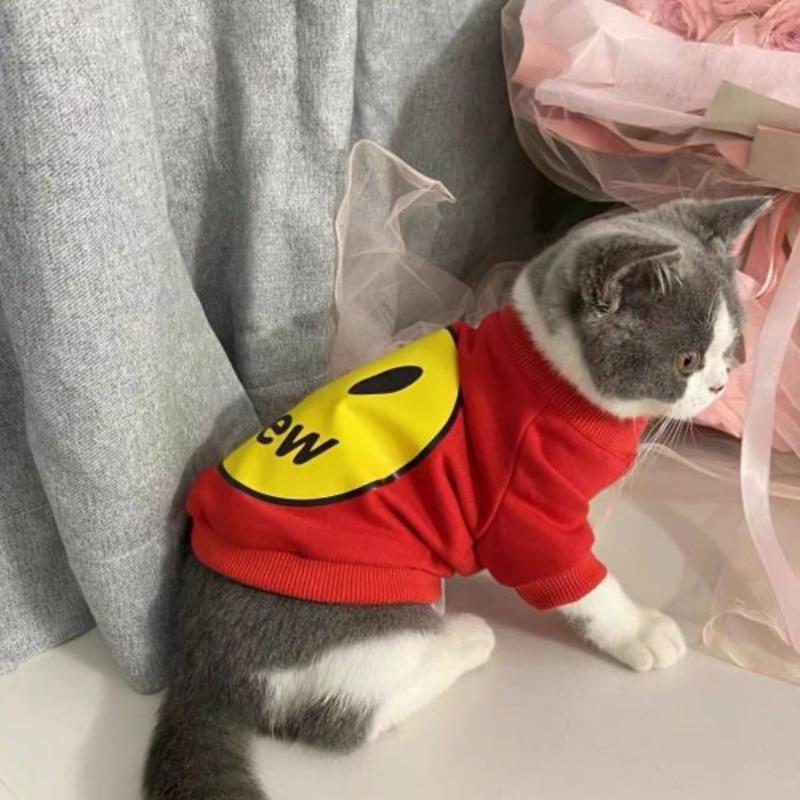 Cute British Shorthair Blue Cat Autumn and Winter Little Kitten Pet Cat Winter Clothes Keep Warm