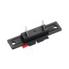 Uxcell Spring Speaker Audio Cable Terminal Strip 2-pole Terminals, Push-release Connectors, Block, Red/black, WP2-35, 6-pack.