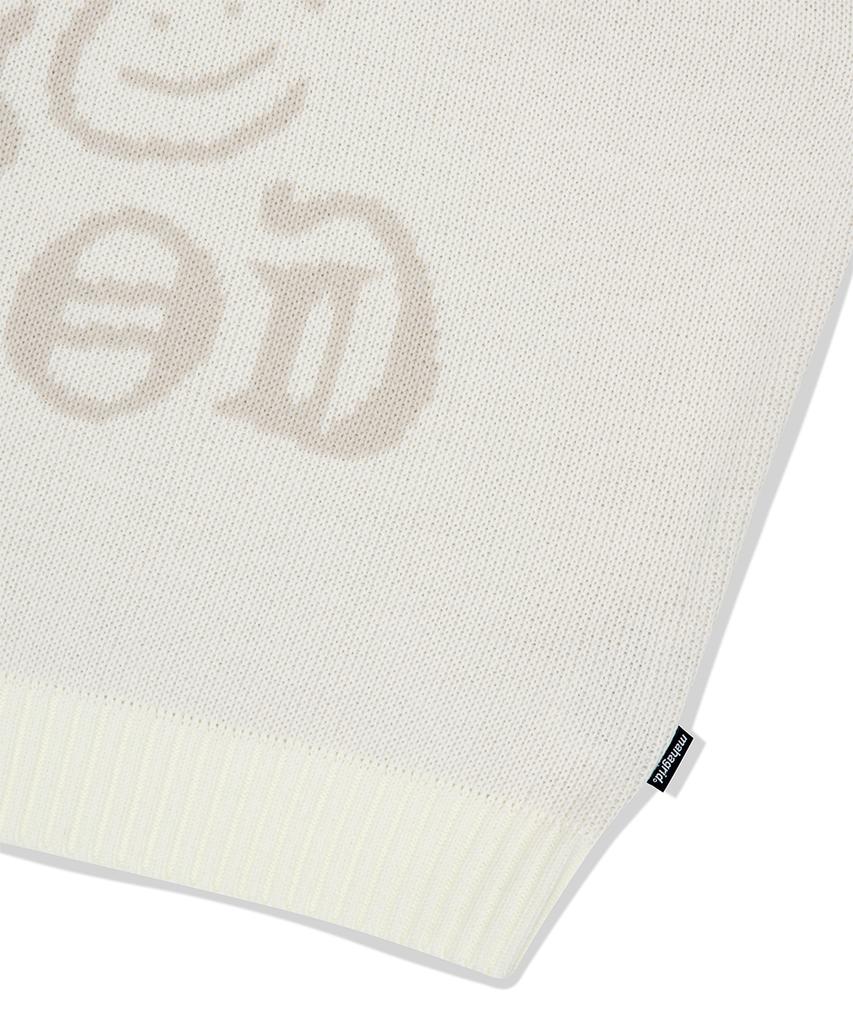 MAHAGRID So Far So Good Knit Sweater Ivory(Mg2Ffmk601A)