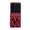 Fashionable Bowknot Motorola Razr60 Drop-proof Foldable Phone Case with Anti-lost Rope.