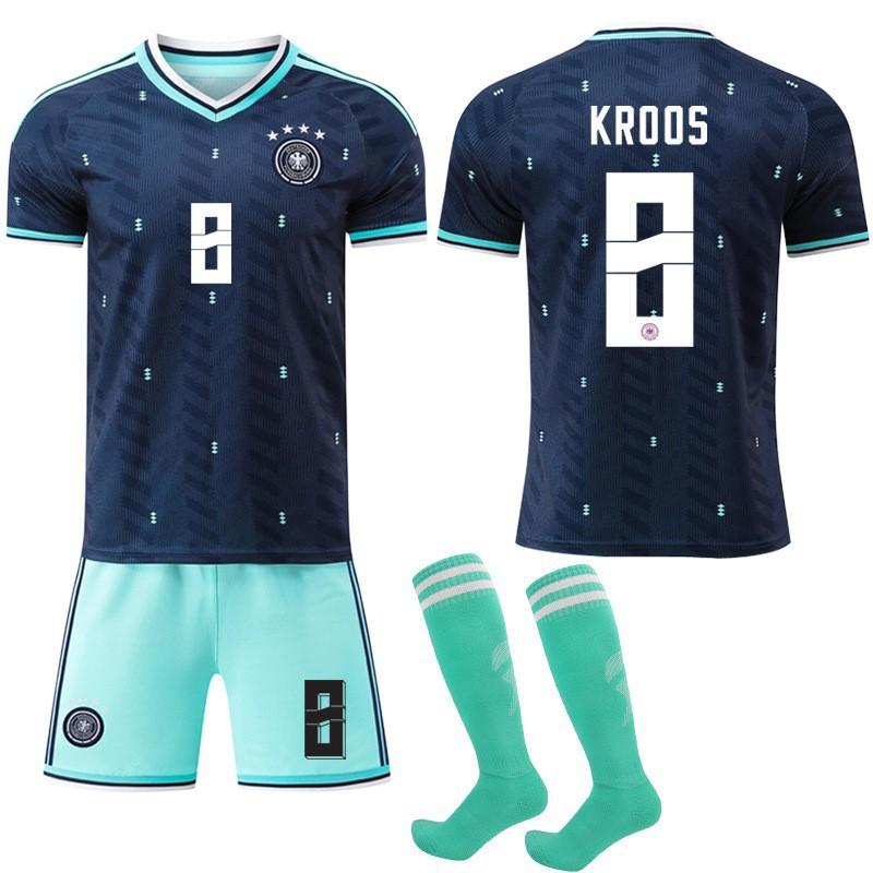 2627 Allemagne Extérieur Coupe du Monde N°. 8 Cross Jersey 7 Hafertz 10 Musiara Combinaison Uniforme de Football Homme