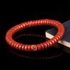 Natural NanHong Agate Bracelet with Gold Diamond Star and Moon Accents - DIY Cultural Bead Accessories