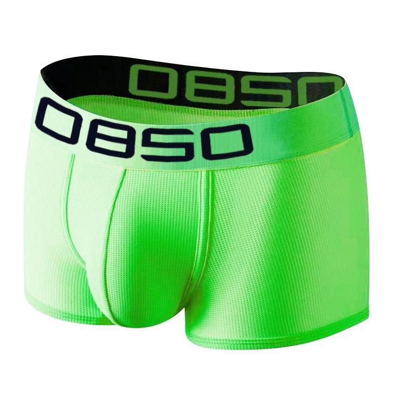 Men's Sexy Mesh Butt-Lifting Low-Rise High-Cut Briefs (BS834)