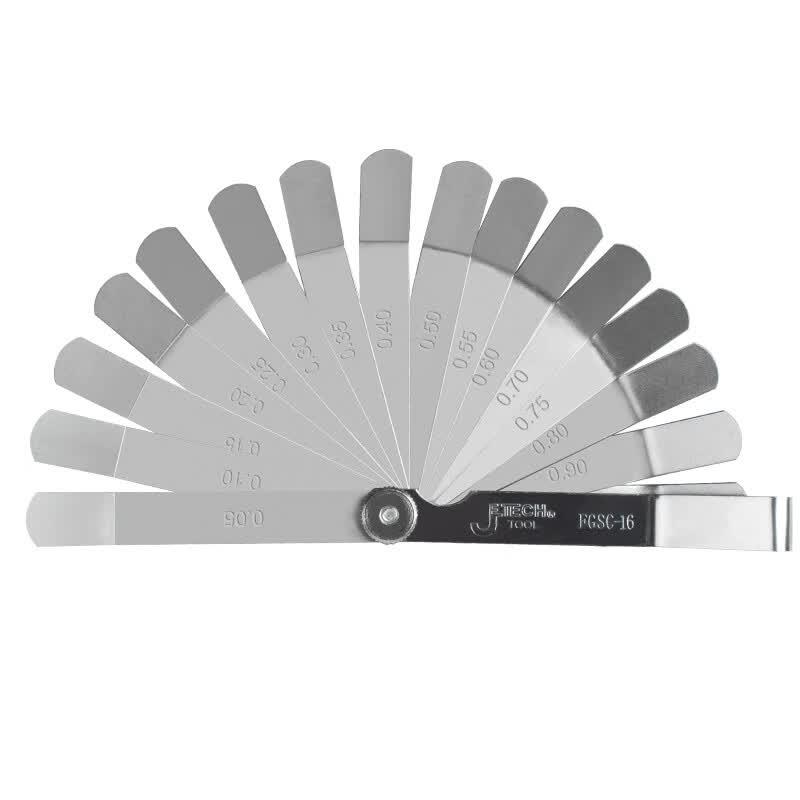 JETECH FGSC-16 Bent Feeler Gauge Set