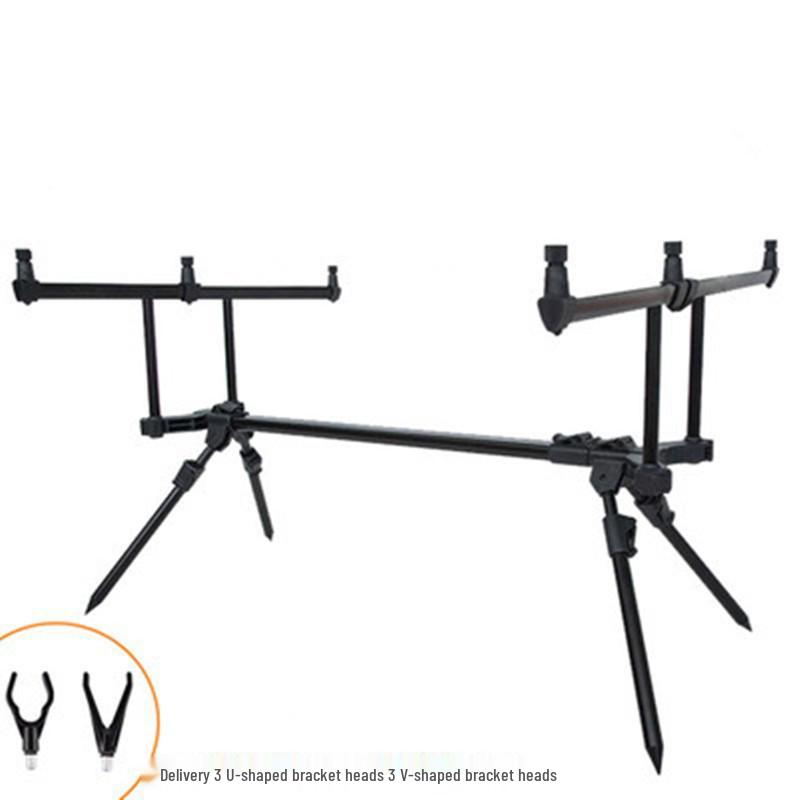 European Carp Fishing Rod Holder with Alarm Light - Aluminum Alloy