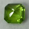 9.60 Ct NATURAL Green Peridot   Square Cut Loose Gemstone for Jewelry