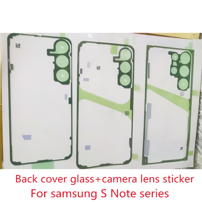 Back Housing Cover Glass Camera Lens Adhesive Sticker For Samsung Galaxy S8 S9 S10 S20 Plus Note10 Note20 Ultra S21 S22 S23 S24