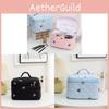 Stylish Butterfly Knot Travel Makeup Bag With Multiple Compartments And Durable Fabric