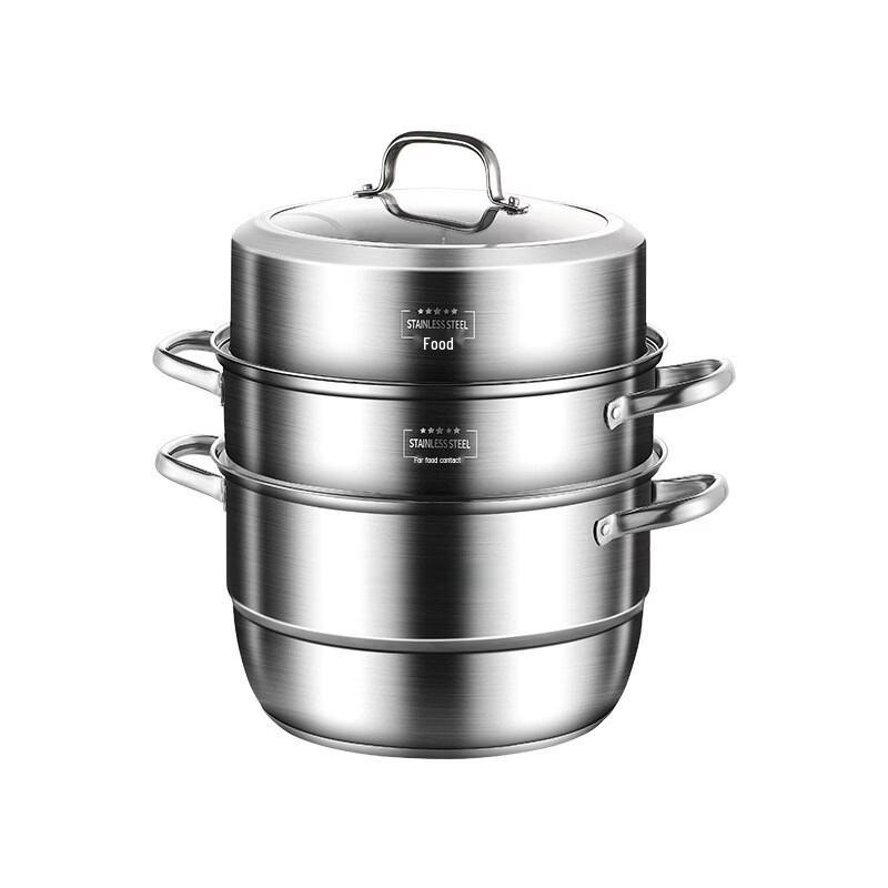 ZISIZ Thickened Induction Steamer Pot