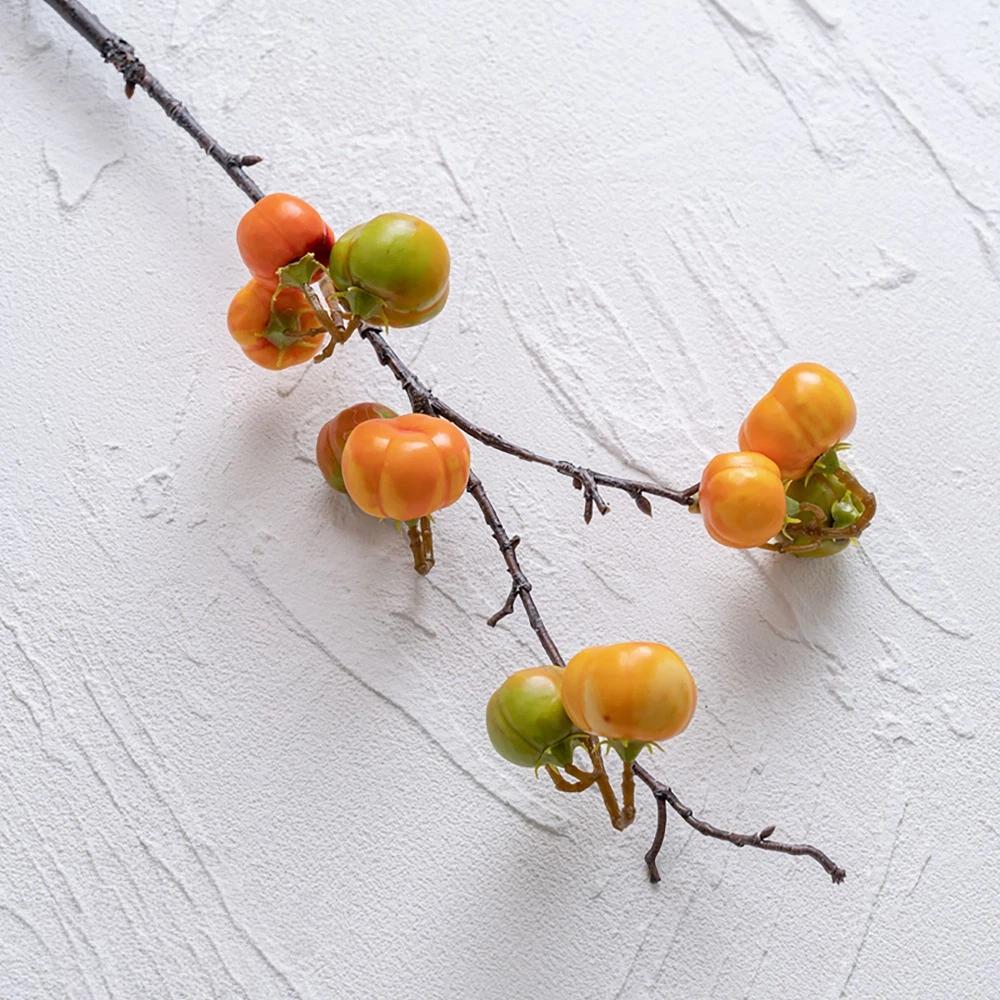 Handmade Artificial Pumpkin Branches Realistic Fake Plants Simulation Pumpkin  Festival Decoration