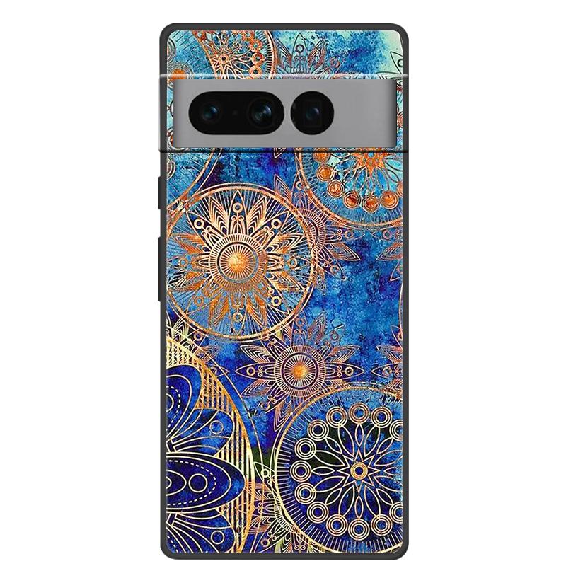 For Google Pixel 7 Pro Case Soft Black Silicone Bumper Butterfly Phone Cover for Googe Pixel7 7Pro Pixel7Pro Cases Fundas Coque