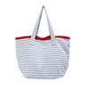Striped Double-sided Shoulder Bag, Color-matched Tote Bag, Lightweight Commuter Handbag Casually
