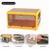 Plastic Folding Storage Box - Dustproof Quilt, Magazine, and Stationery Organizer for Home, Bedroom, and Dormitory.