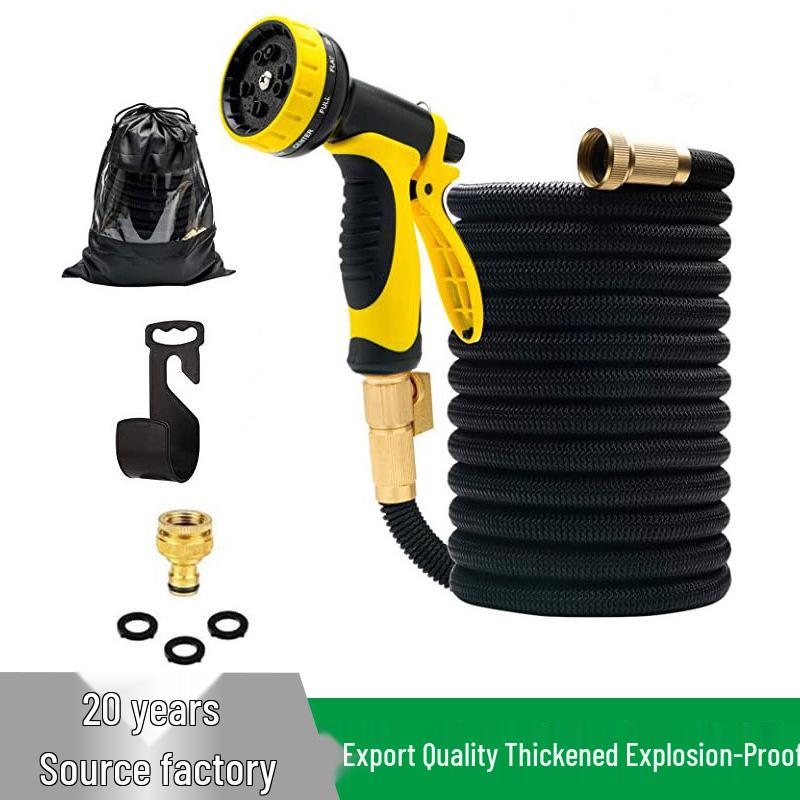 2nd Gen Retractable Garden Hose & High-Pressure Water Gun for Car Wash & Garden Care