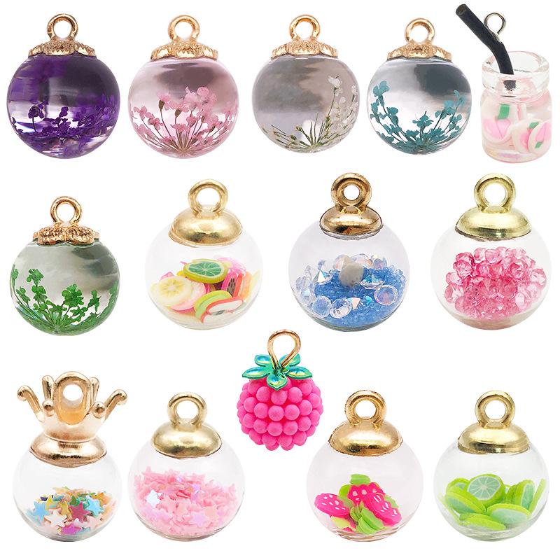 

Красочные подвески из хрустального стекла в форме бутылочек со звездами для серег и украшений своими руками