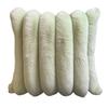 Ultra Soft Rabbit Faux Fur Pillow Cover With 3D Wide Stripe Design For Living Room Bedroom Decor