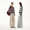 Broadcast Women's Striped Wool Knit Pullover