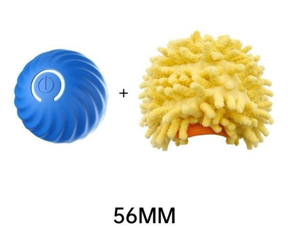 USB Rechargeable Type-C Interactive PC/TPR Dog Toys Electronic Irregular Motion Vibration Ball Fashionable Pet Movement